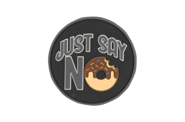 Image of TRU-SPEC Just Say No Morale Patch, Black, 6690000