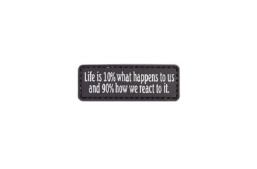 Image of Life Is 10% What Happens Morale Patch