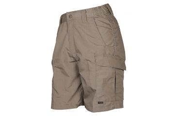 Image of Tru-Spec Men's TRU Simple Tactical Shorts, Polyester/Cotton Rip-Stop w/ Cargo Pockets, Coyote, 60 4279018