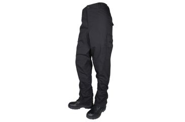 Image of Tru-Spec Mens Tru Basic P/C R/S W/ Zp Fly, Black, Small, Regular 1827003
