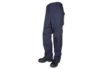 Image of Tru-Spec Mens Tru Basic P/C R/S W/ Zip Fly, Navy, Large, Long 1828025