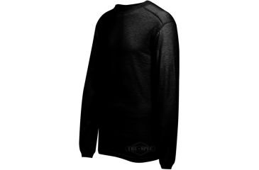 Image of Tru-Spec Mock T Shirt Black BASELAYER LS, Extra Large Reg. 2736006