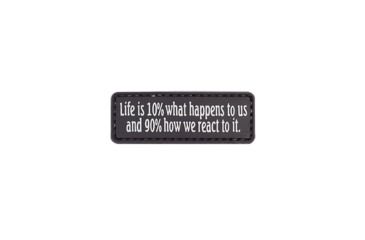 Image of MORALE PATCH, LIFE IS 10% WHAT HAPPENS