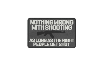Image of TRU-SPEC Nothing Wrong Morale Patch, Black, 6727000