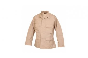Image of Tru-Spec Polyester-Cotton BDU Jacket - Men's, Khaki, 2XL, Long Length 1310027