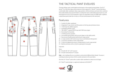 Image of TRU-SPEC Rip-Stop Pro Flex Unhemmed Pants - Mens, Navy, Waist 50, Unhemmed, 1485093