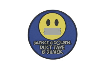 Image of TRU-SPEC Silence Is Golden Morale Patch, Blue, 6699000