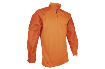 Image of Tru-Spec Tru Short Sleeve 1/4 Zip Combat Shirt - Men's, Extra Small, Regular, Orange, 2597002