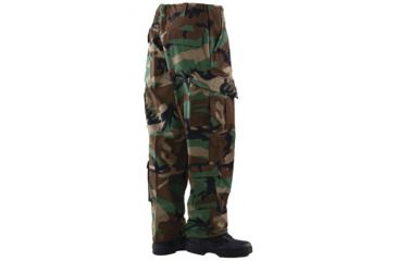 Image of Tru-Spec Tactical Response Pants, NYCO Rip, Woodland, Small, Long 1275023