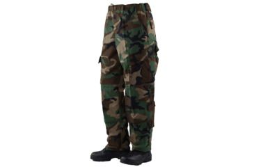 Image of Tru-Spec Tactical Response Pants, NYCO Rip, Woodland, Small, Long 1275023