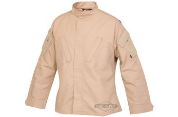 Image of Tru-Spec Tactical Response Shirt Khaki P/C R/S, Small Long 1286023