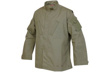 Image of Tru-Spec Tactical Response Shirt OD Green P/C R/S, XSS 1284042
