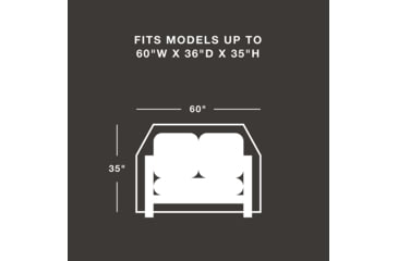 Image of True Guard Love Seat/Bench Cover 600 Denier Rip Stop Cover, 100538857