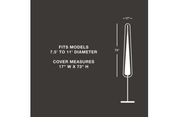 Image of True Guard Patio Umbrella 600 Denier Rip Stop Cover, 100538859