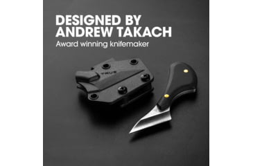 Image of TRUE Mycro Utility Fixed Blade Knife, 1.5in, 8Cr13MoV, G10 Handle, TRU-FXK-1005