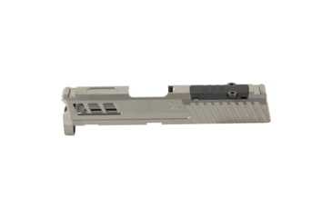 Image of True Precision Axiom Springfield Hellcat 9mm Pistol Slide, RMS Cut &amp; Cover Plate, Stealth Grey, TP-SHCS-A-RMS