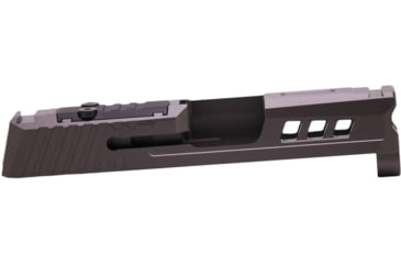 Image of True Precision Sig P365 9mm Pistol Slide w/RMS Cut/Cover Plate, Stealth Grey, TP-P365S-A-RMS