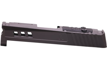 Image of True Precision Sig P365 9mm Pistol Slide w/RMS Cut/Cover Plate, Stealth Grey, TP-P365S-A-RMS