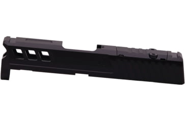 Image of True Precision Axiom Springfield Hellcat 9mm Pistol Slide, RMS Cut &amp; Cover Plate, Black DLC, TP-SHCS-BC-RMS