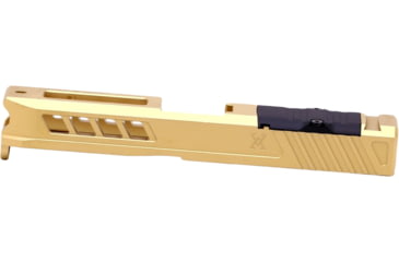 Image of True Precision Glock 19 Gen 1-3 Axiom Pistol Slide w/RMR Optic Cut, Gold TiN, Compact, TP-G19S-G-RMR