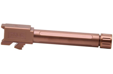 Image of True Precision Glock 19 Threaded Barrel, 1/2x28, Copper TiAlN, TP-G19B-XTC