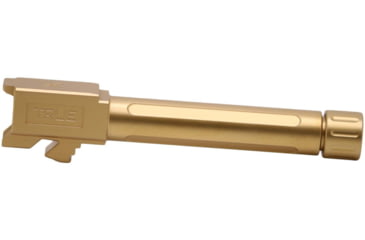 Image of True Precision Glock 19 Threaded Barrel, 1/2x28, Gold TiN, TP-G19B-XTG