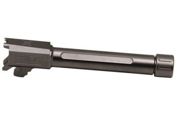 Image of True Precision Hellcat Pro Threaded Pistol Barel, 9mm, 1/2x28, 416 Stainless Steel, Stealth Gray, Sub-compact, TP-SHCPB-XTA
