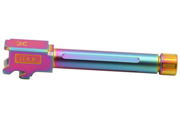 Image of True Precision Match Grade Drop-In Threaded Barrel, CZ P10C, 9mm, 1-10 Twist, 1/2x28, 416R Stainless Steel, Spectrum, Sub-Compact, TP-P10CB-XTS