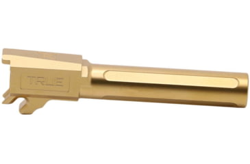 Image of True Precision Pistol Barrel, 9mm, 1/2x28 Thread, Sig P365 XL, Non-Threaded, Gold TiN, Sub-Compact, TP-P365XLB-XG