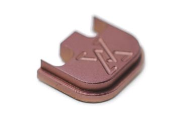 Image of True Precision Slide Cover Backplate, Glock 17/17L/19/19X/20/21/22/23/24/25/26/27/28/29/30/30sf/31/32/33/34/35/36/37/38/39/40/41, Rose, TP-GGLBPL-R