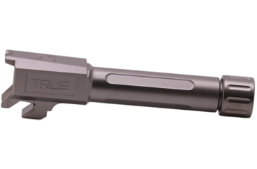 Image of True Precision Springfield Hellcat Threaded Barrel, 9mm, 1-10 Twist, 416R Stainless Steel, Grey, TP-SHCB-XTA