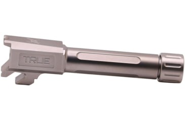 Image of True Precision Springfield Hellcat Threaded Barrel, 9mm, 1-10 Twist, 416R Stainless Steel, Stainless, TP-SHCB-XT