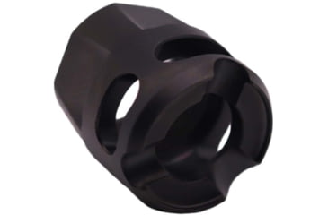 Image of True Precision Y-Type Micro Compensator, 9 MM, 1/2x28 Threads, Black DLC, TP-YMICRO-BC