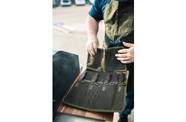 Image of TRUE Primal Forge Wax Canvas Roll Kitchen Knife