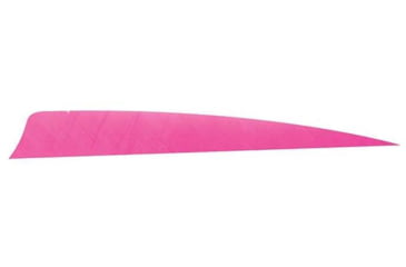 Image of Trueflight Trueflight Shield Cut Feathers, Pink 5in Rw 100 Pack