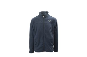 Image of TrueTimber Full-Zip Polar Fleece Jacket w/Logo - Mens, Navy, Medium 0432-M