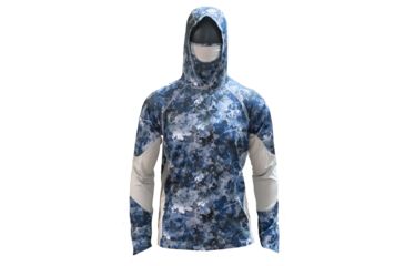 Image of TrueTimber LinaFin Pullover - Mens, Viper Aqua/Drizzle, Medium, 0672-Viper Aqua/Drizzle - M