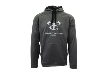 Image of TrueTimber TTC Logo Center Chest Performance Hoodie - Womens, Kanati, Small, 0380-S