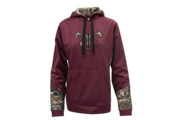Image of TrueTimber TTC Logo Center Chest Performance Hoodie - Womens, Kanati, Small, 0380-S