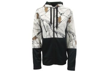 Image of TrueTimber TTC Logo Left Chest Full Zip Hoodie - Womens, Snow, Small, 0384-S