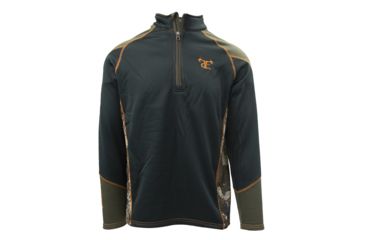 Image of TrueTimber TTC Logo Left Chest Performance Fleece 1/4 Zip - Mens, Strata, Medium, 0397-M