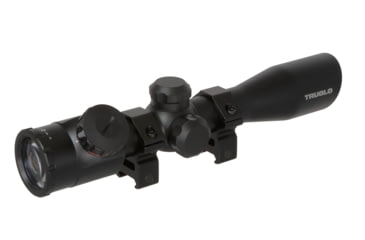 Image of TruGlo 4x32 Rangefinding/Trajectory Compensating Crossbow Scope w/ Rings, Black TG8504B3