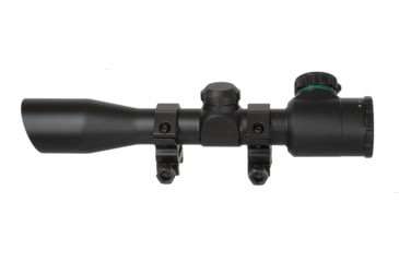 Image of TruGlo 4x32 Rangefinding/Trajectory Compensating Crossbow Scope w/ Rings, Black TG8504B3