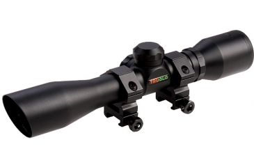 Image of TruGlo 4x32 Rangefinding/Trajectory Compensating Crossbow Scope w/ Rings, Black TG8504B3