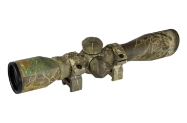 Image of TruGlo 4x32 Rangefinding/Trajectory Compensating Crossbow Scope w/ Rings, Camo TG8504C3