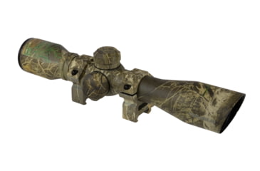 Image of TruGlo 4x32 Rangefinding/Trajectory Compensating Crossbow Scope w/ Rings, Camo TG8504C3