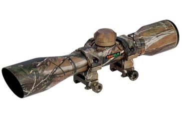 Image of TruGlo 4x32mm Shotgun Scope with Weaver Style Rings, Camo, TG-TG8504CD