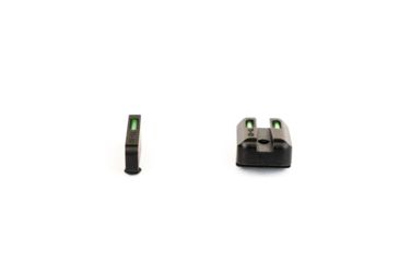Image of TruGlo Brite-Site TFX Sights For Glock 17/17L/19/22/23/24/26/27/33/34/35/38/39, Green Rear/Green With Focus Lock Front, Suppressor Height, TG-TG13GL4A