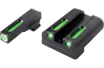 Image of TruGlo Brite-Site TFX Sights For Walther PPS, Green Rear/Green With Focus Lock Front, TG-TG13WA2A