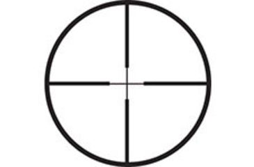 Image of TruGlo Hunt-Tec Compact Rifle Scope 4x32mm Duplex Reticle Weaver-Style Rings Included Matte Black
